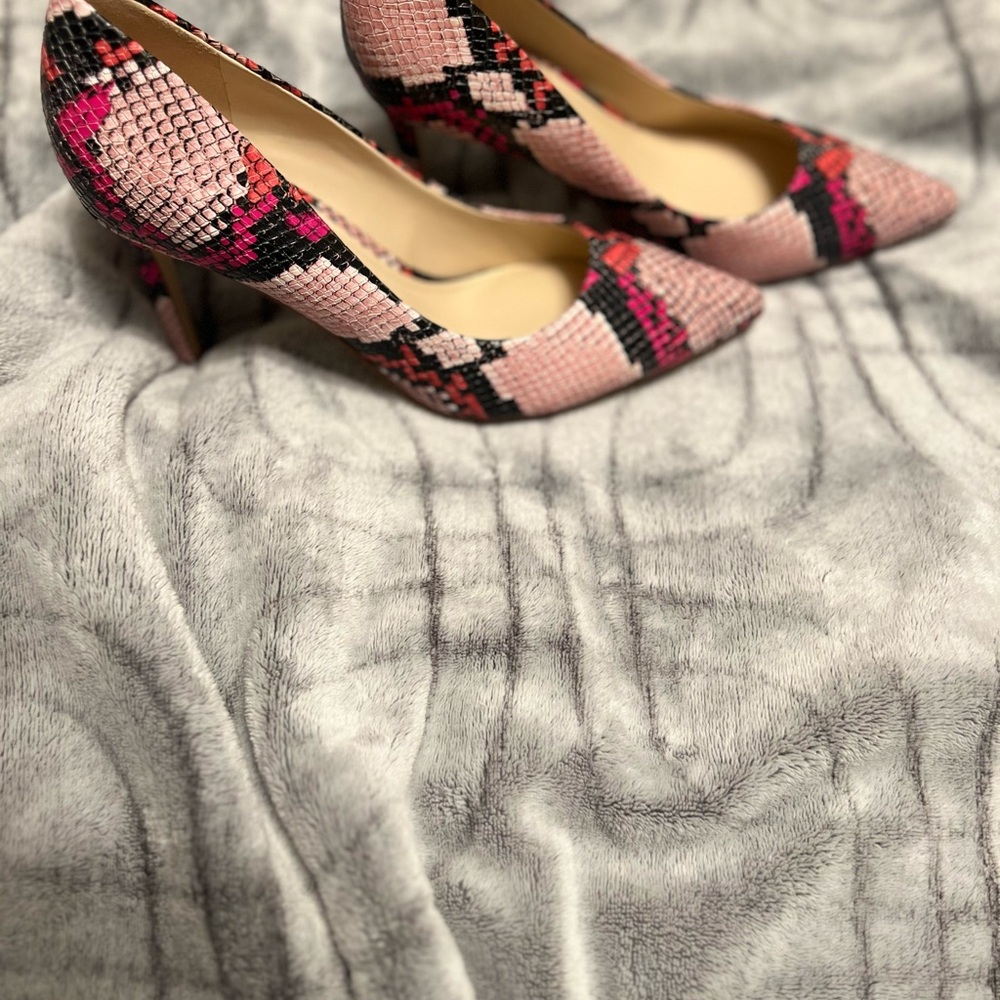 Nine West Snake Print Heels - image 2